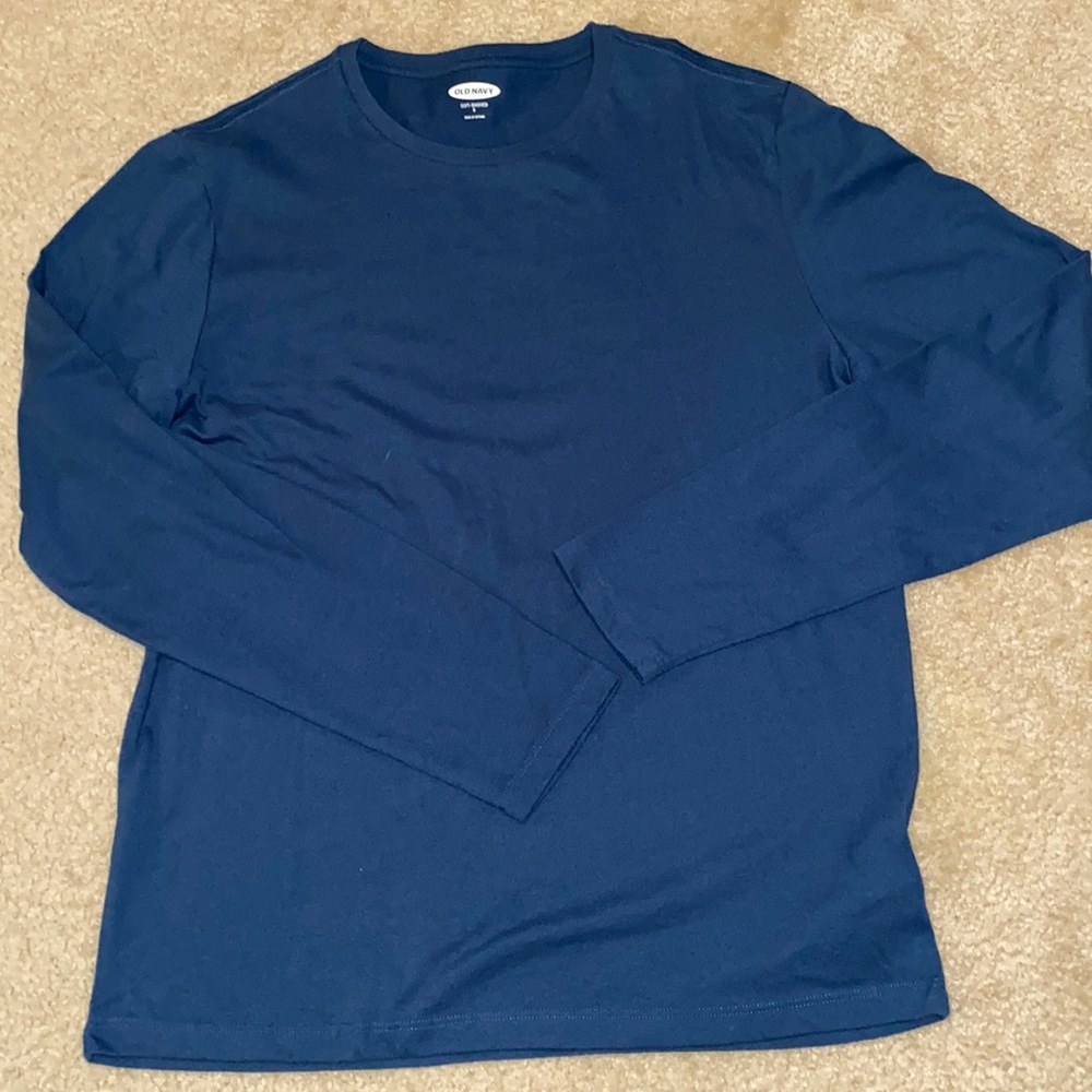 Mens Navy Blue Old Navy Long Sleeve